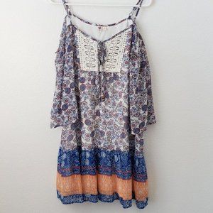 Cold shoulder dress dress (boho)
